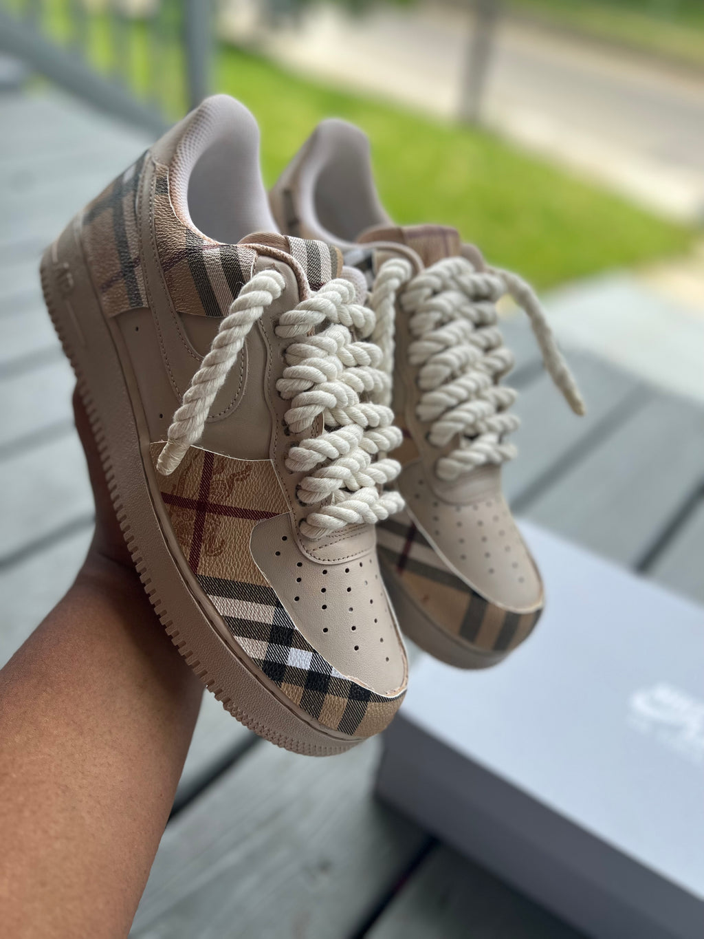 Burberry Custom Shoes