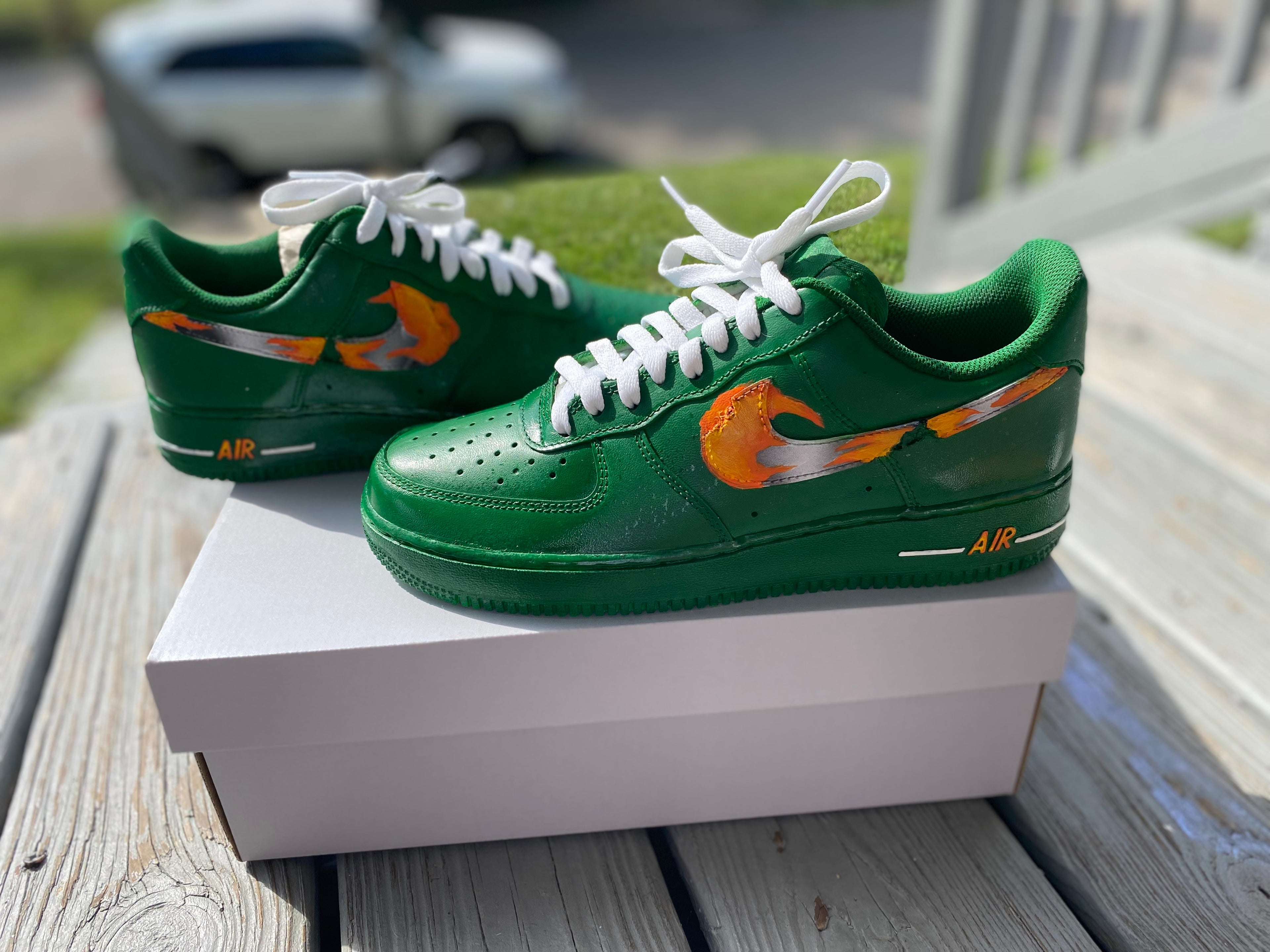 Flame Custom Shoes