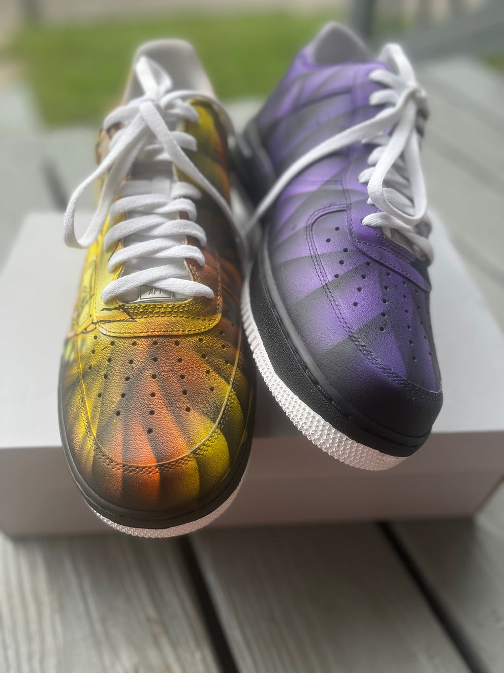 Naruto n Sasuke Custom Shoes