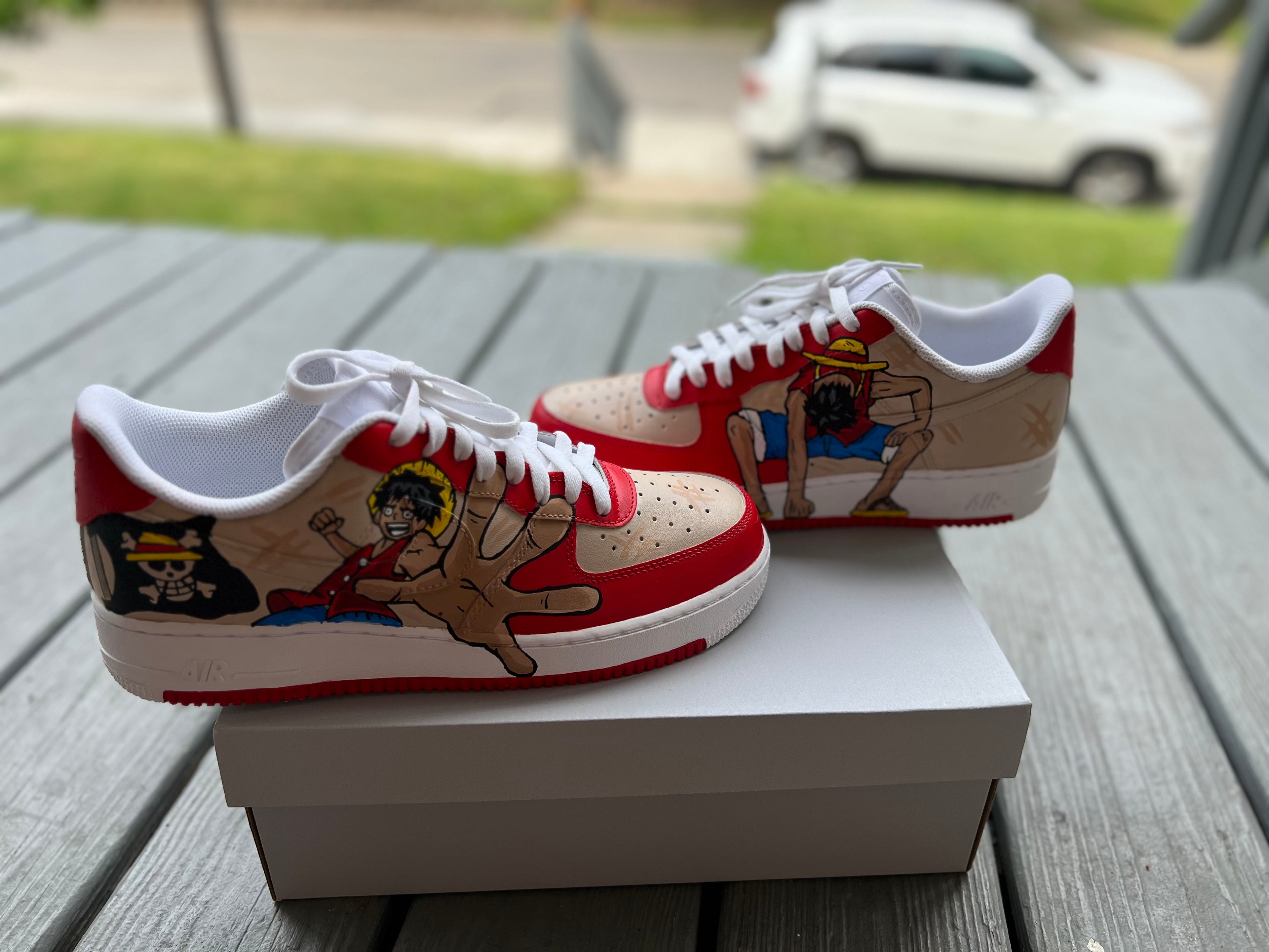 Luffy Custom Shoes