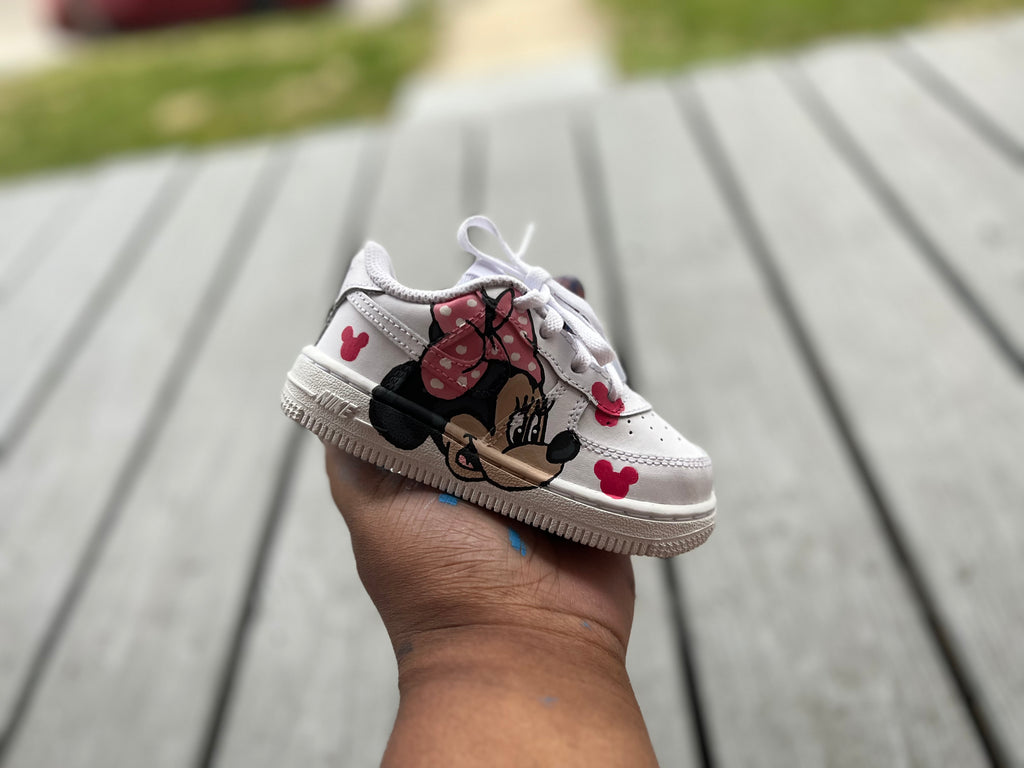 Minnie Mouse Custom Shoes