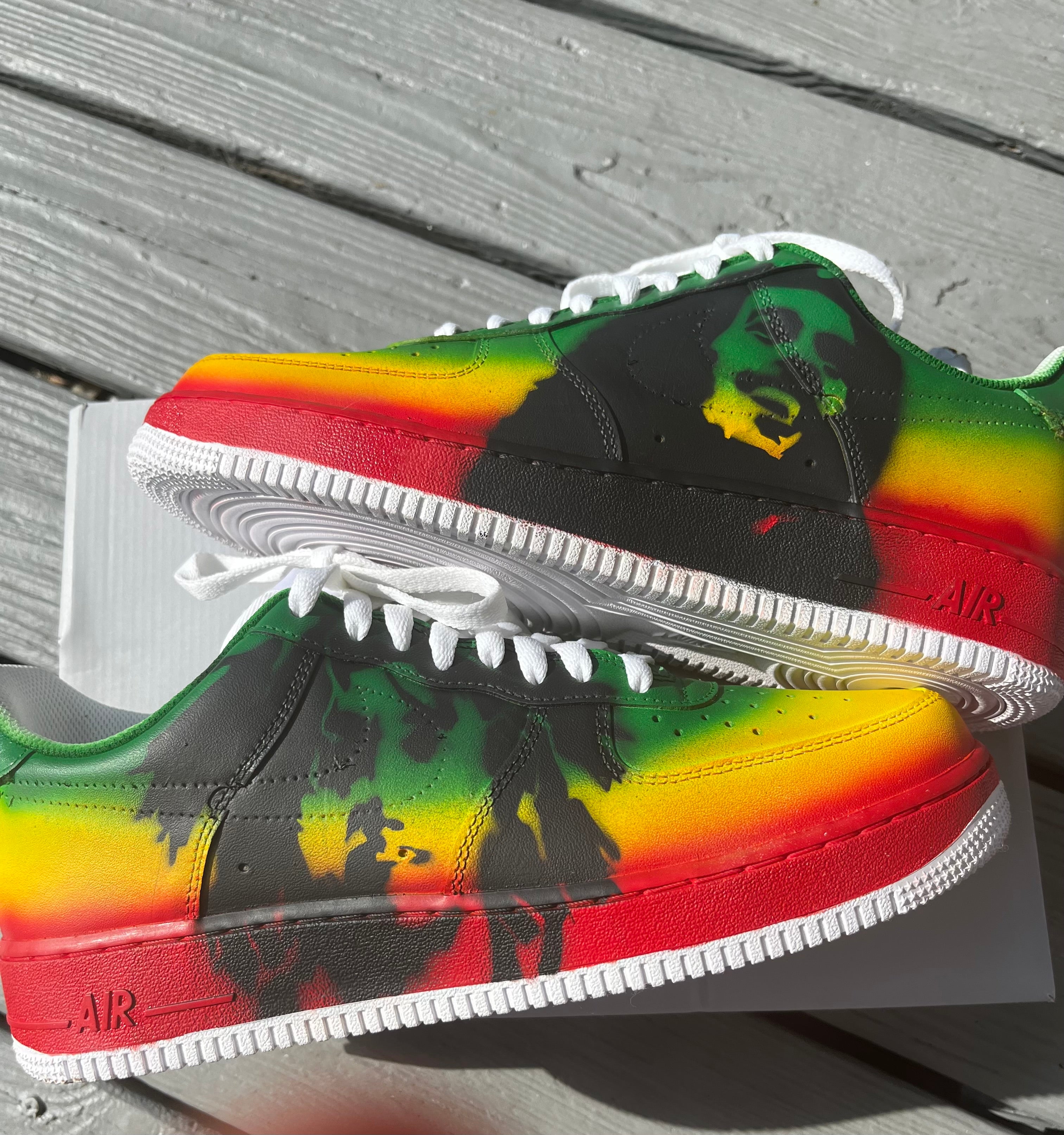Bob Marley Custom Shoes