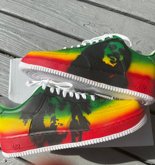 Bob Marley Custom Shoes