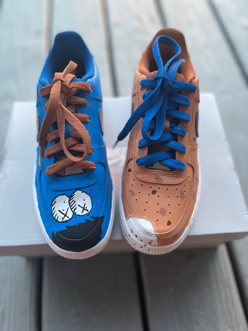 Kaws Cookie Monster Custom Shoes