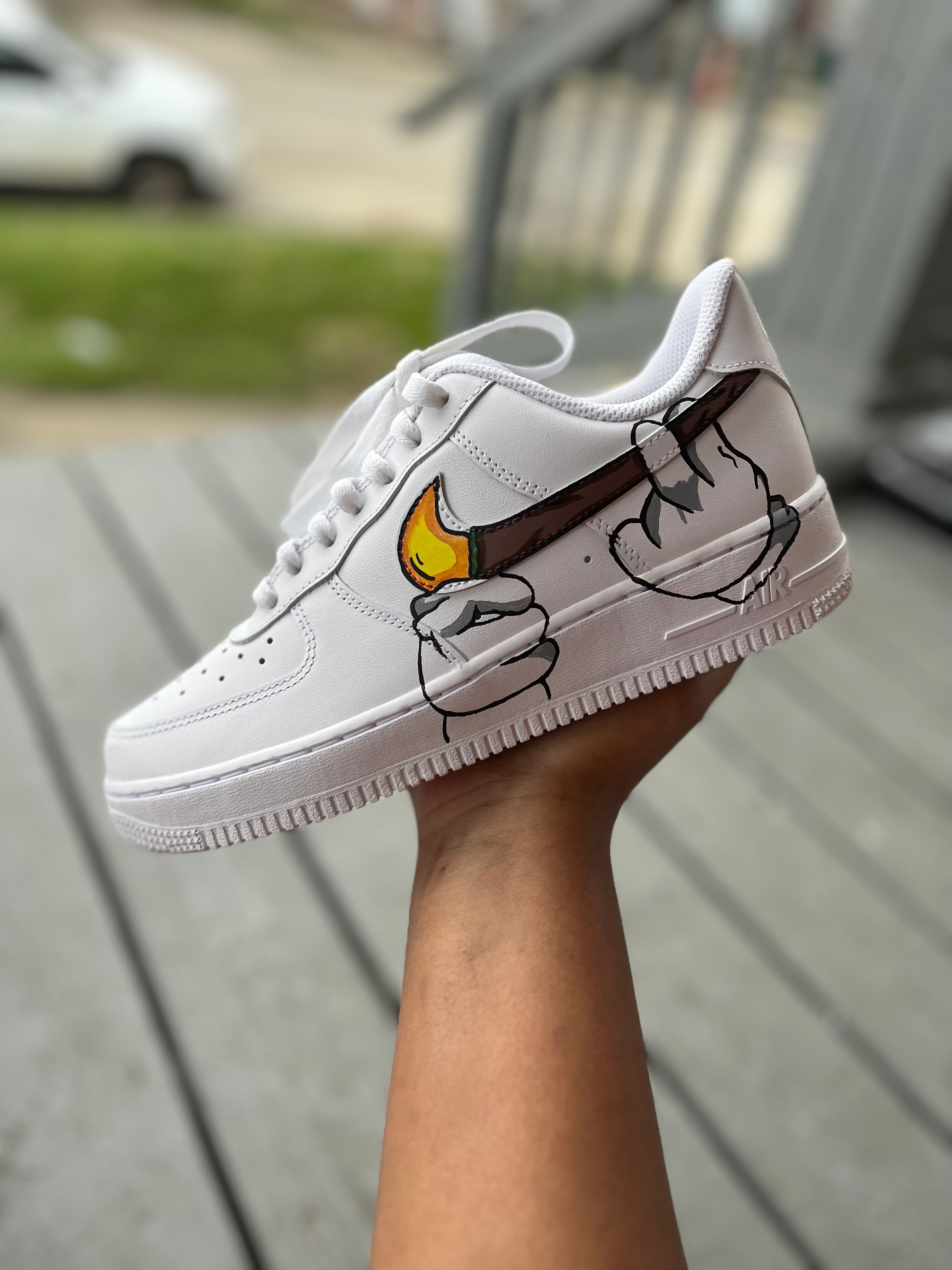 Blaze Up Custom Shoes