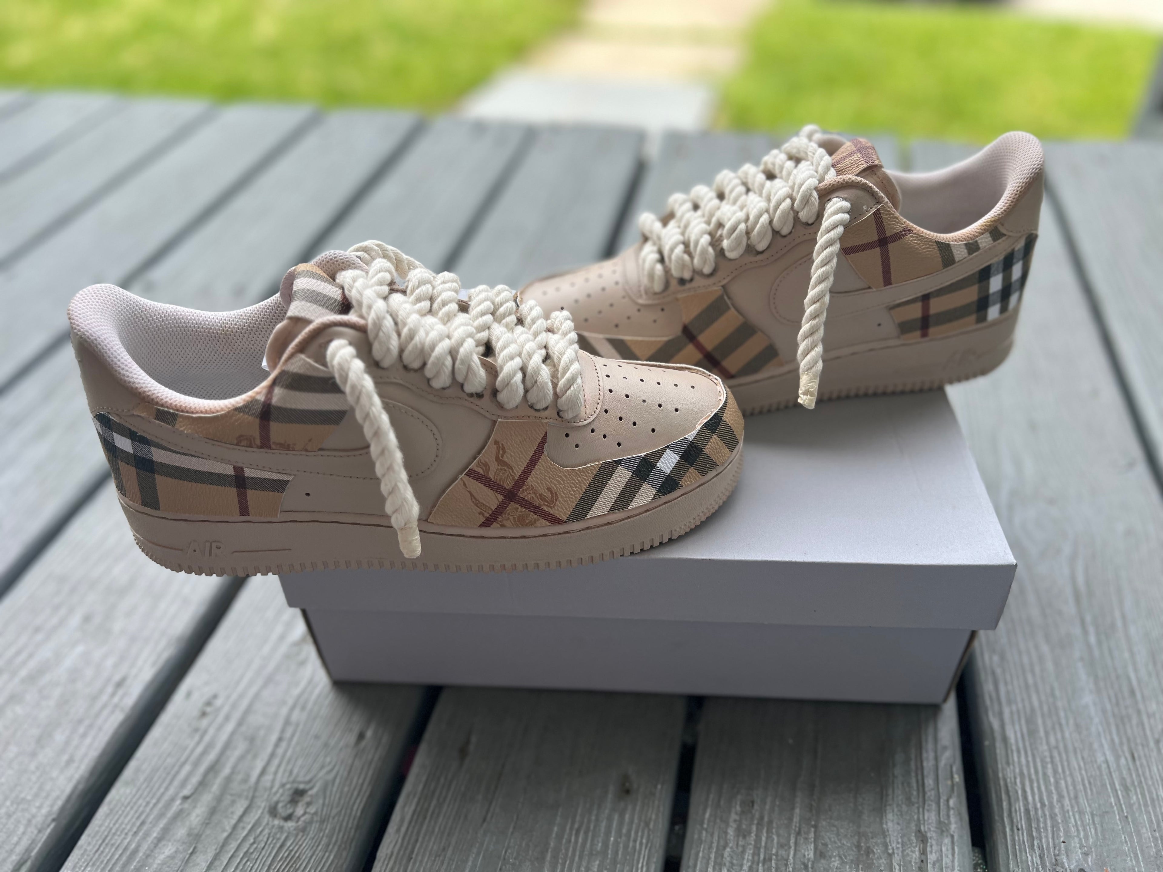 Burberry Custom Shoes
