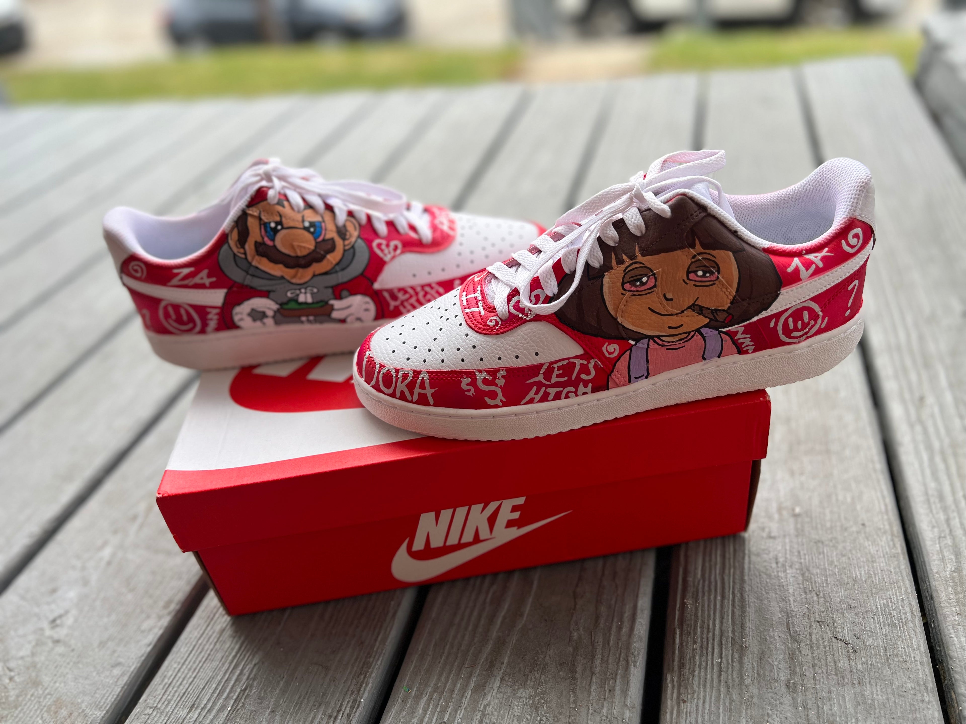 Lets Get High Custom Shoes