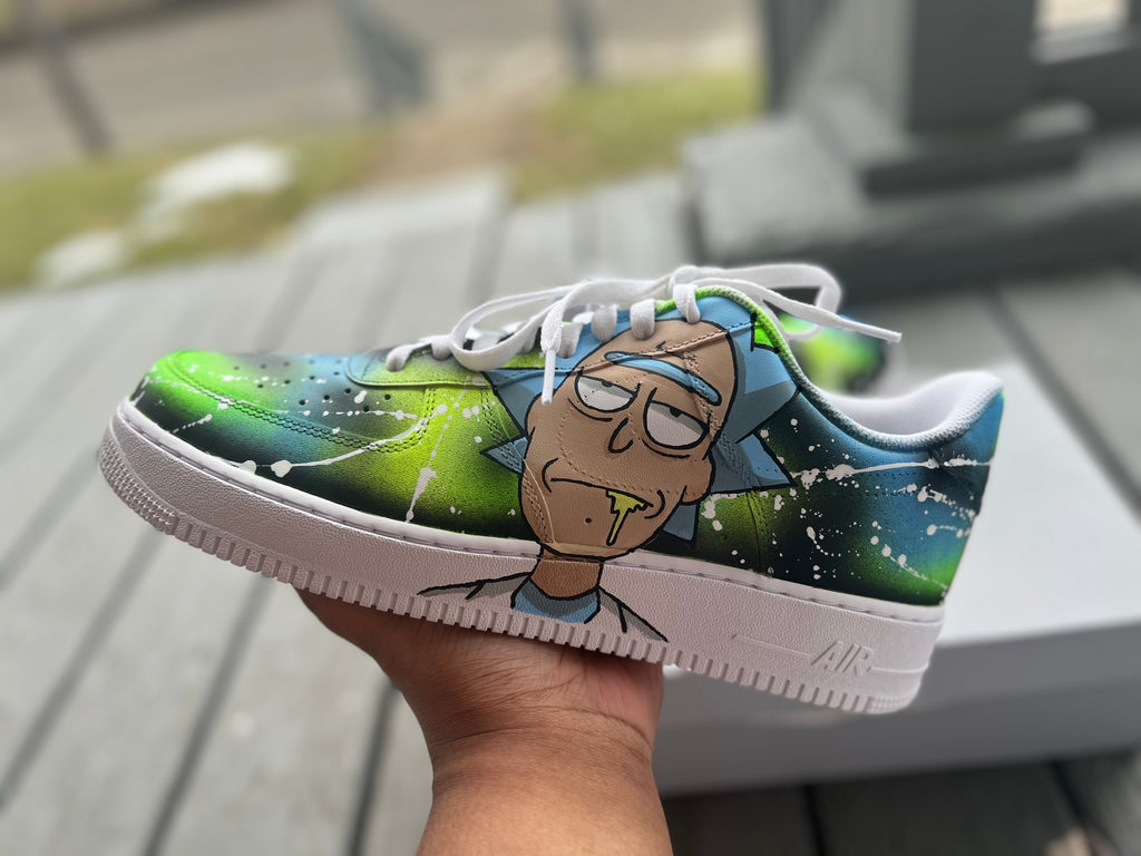 Rick n Morty Custom Shoes