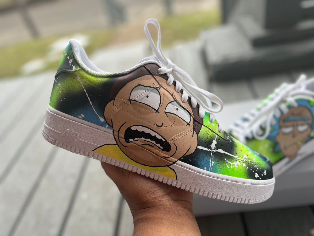 Rick n Morty Custom Shoes