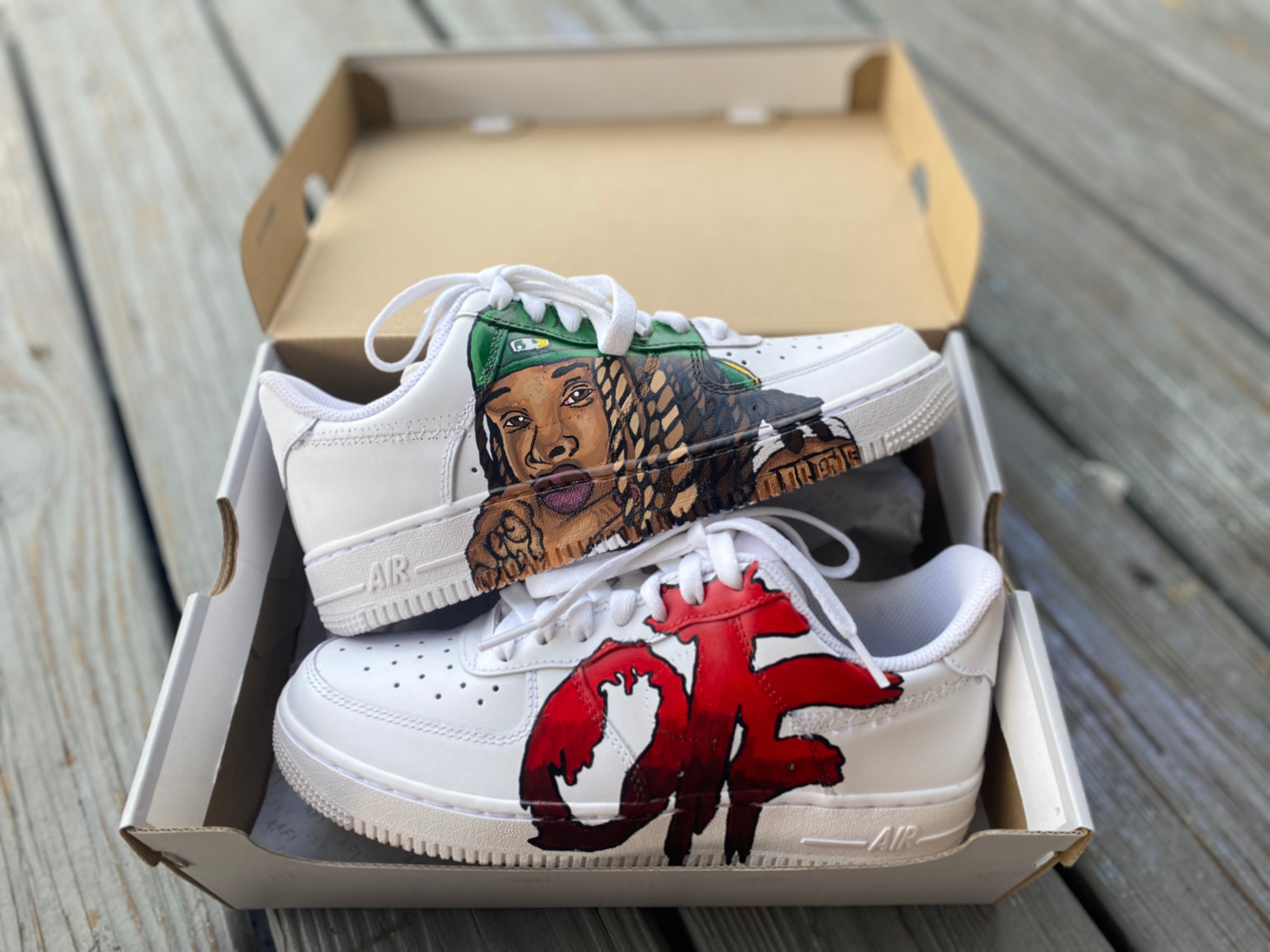 King Von Custom Shoes
