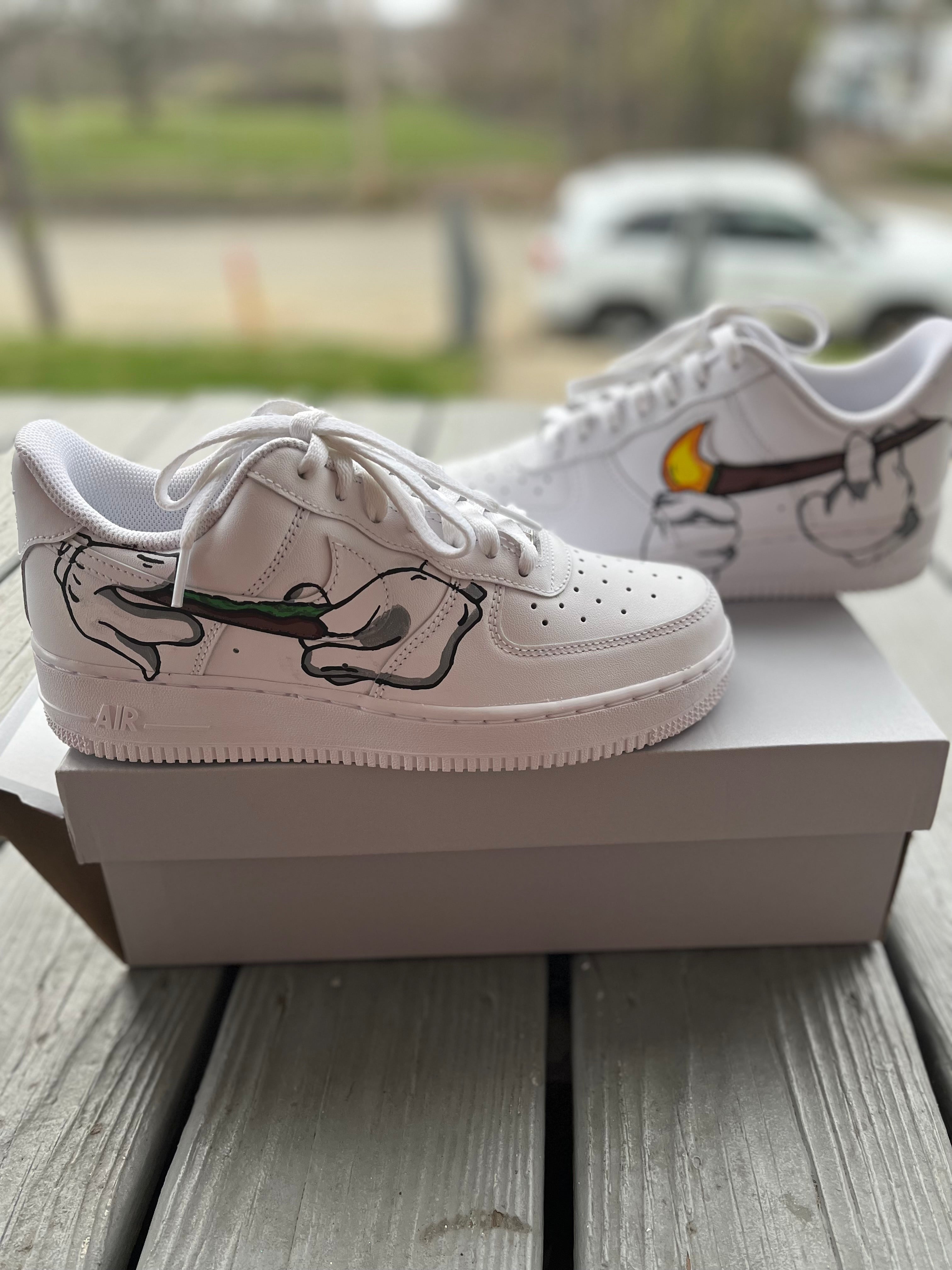 Blaze Up Custom Shoes
