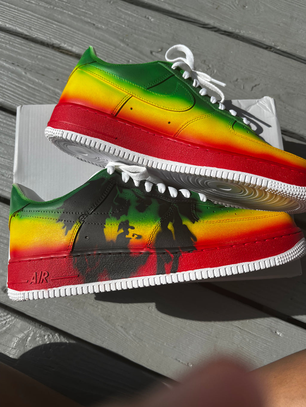 Bob Marley Custom Shoes
