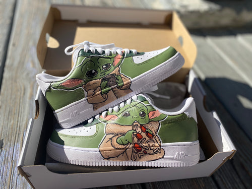 Baby Yoda Custom Shoes