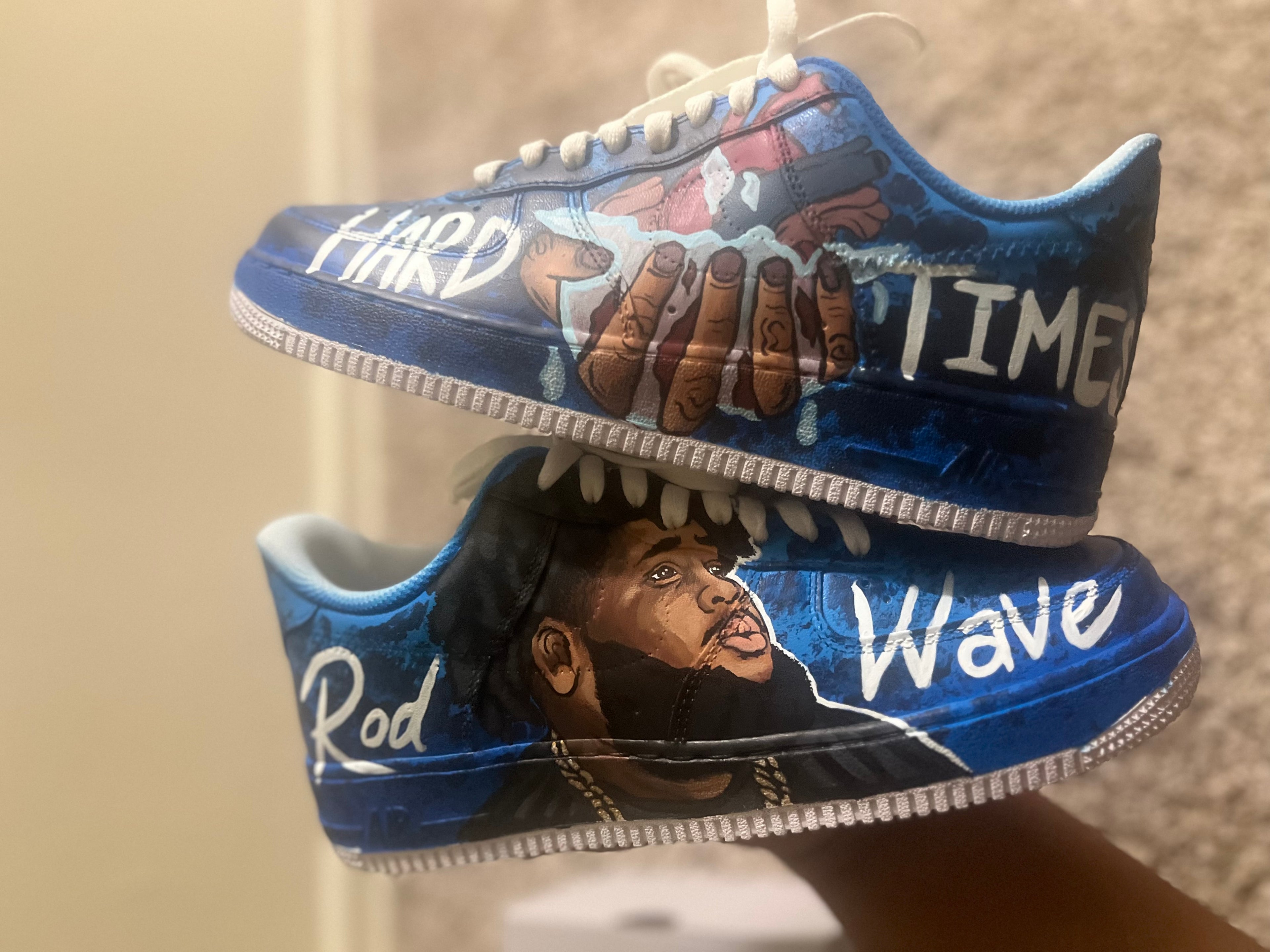 Rod Wave Customs Shoes