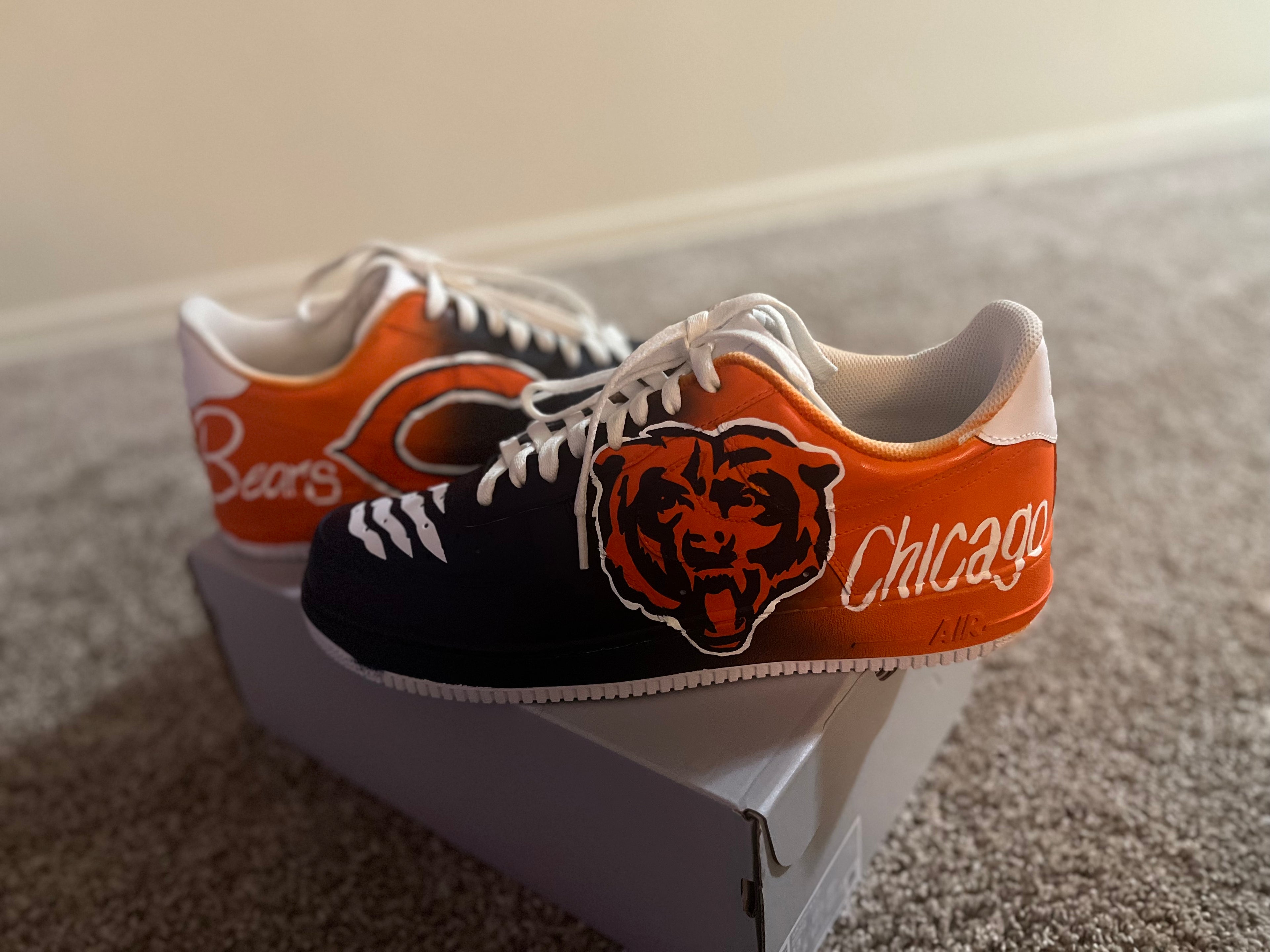 Chicago Bears Custom Shoes