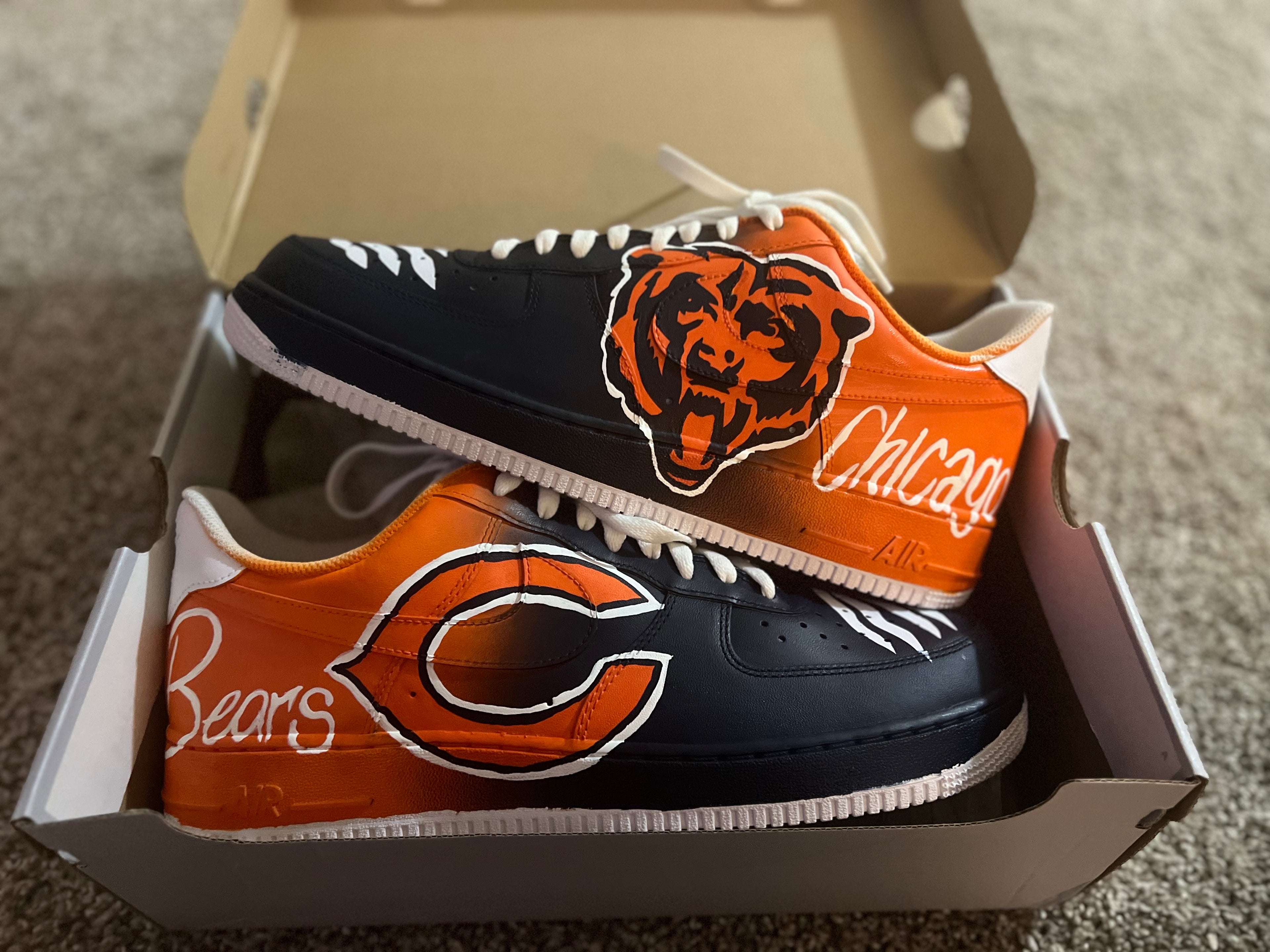 Chicago Bears Custom Shoes