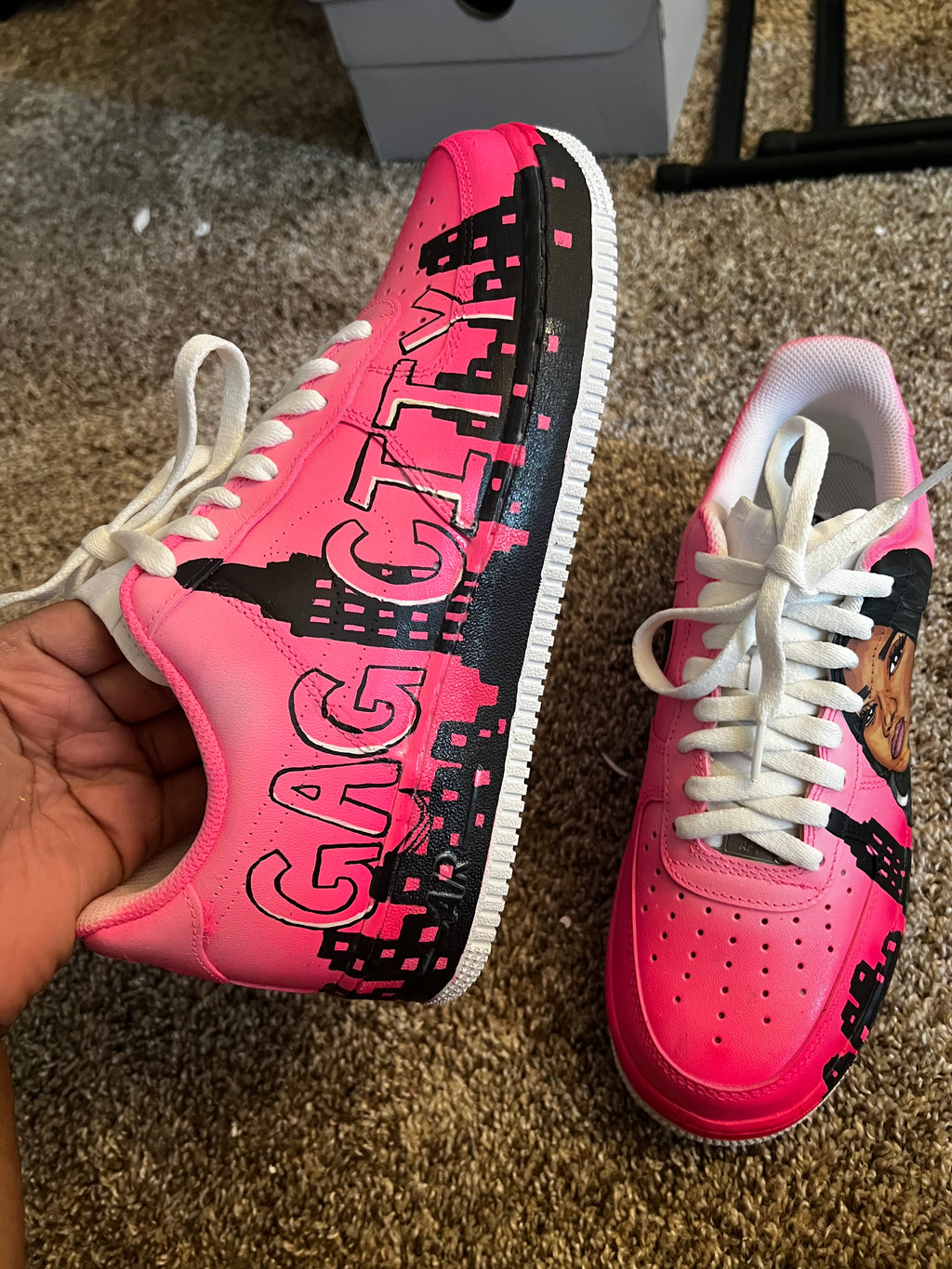 Nicki Minaj Custom Shoes