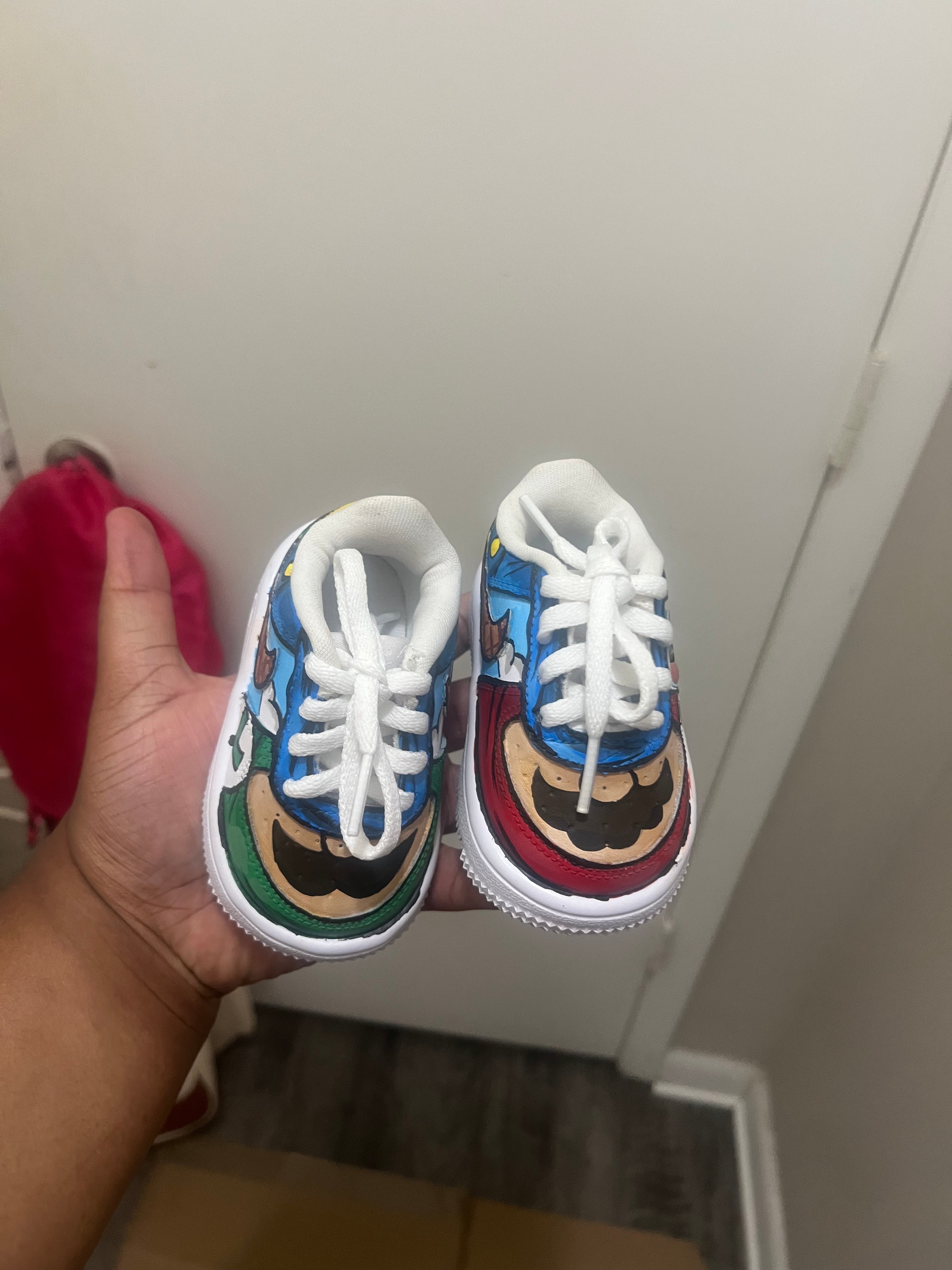 Mario Custom Shoes