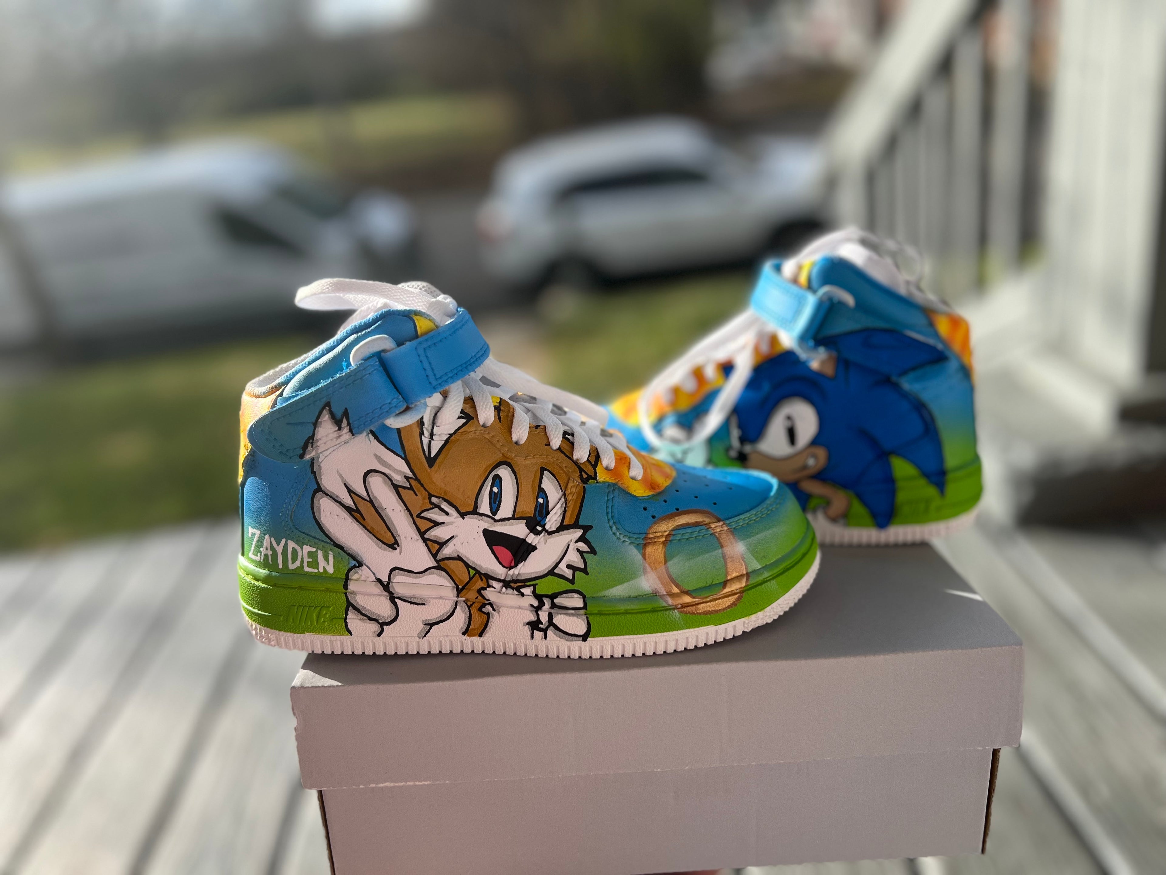 Sonic n Tails Custom Shoes