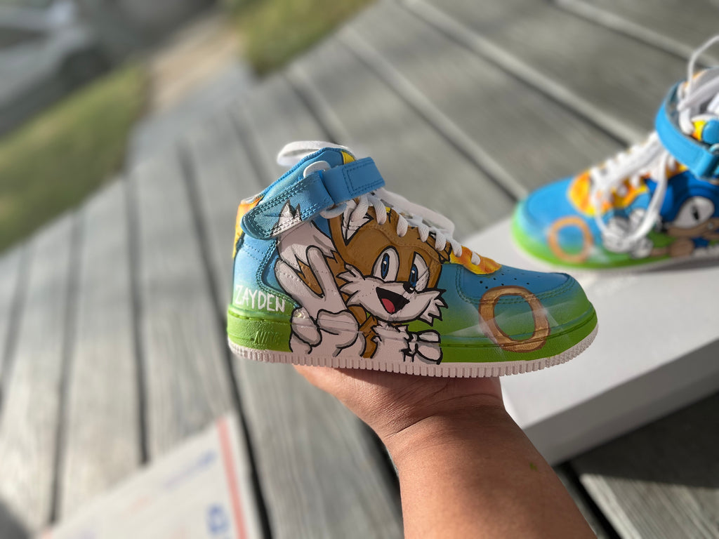 Sonic n Tails Custom Shoes