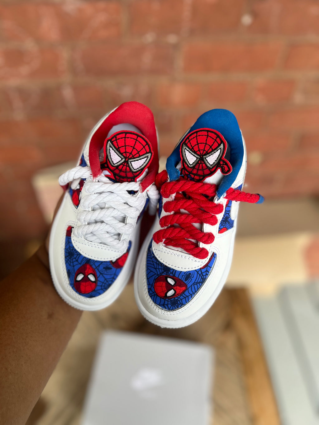 Spiderman Custom Shoes